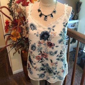 WHBM Cami with adjustable straps